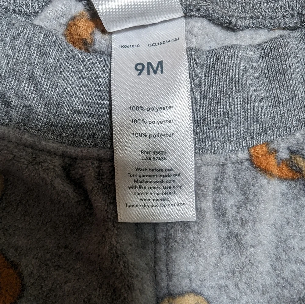 Carter's 9M Fleece Deer Pants